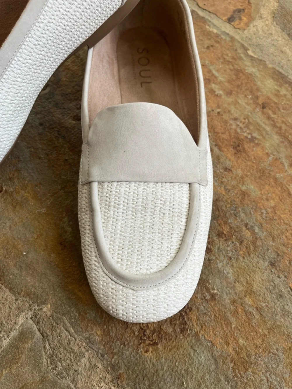 Naturalizer Cream Woven Loafers Size 11 Womens - Picture 2 of 5